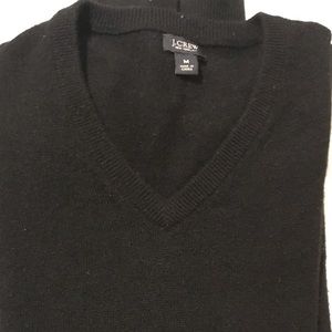 J Crew Cashmere Sweater Black size Medium